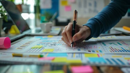 A panoramic view of a state-of-the-art laboratory with scientists working at different stations, engaged in various aspects of medical research