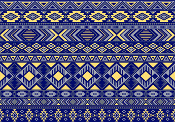 Tribal ethnic motifs geometric vector seamless background.