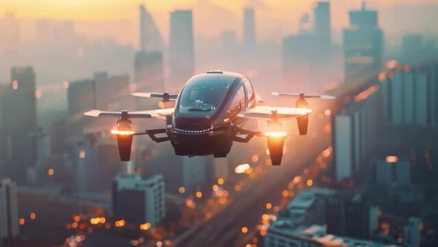 A new era of urban mobility is on the horizon with flying cars and drones