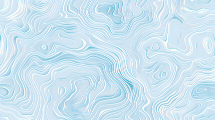 The stylized height of the topographic contour in lines and contours. The concept of a conditional geography scheme and the terrain path. Ultra wide size. light blue illustration.