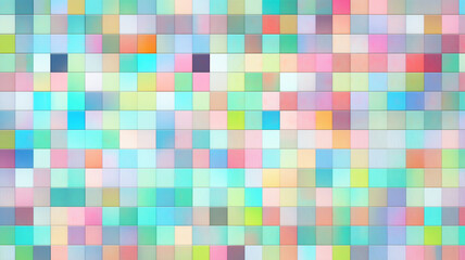 Colorful mosaic square artistic background
