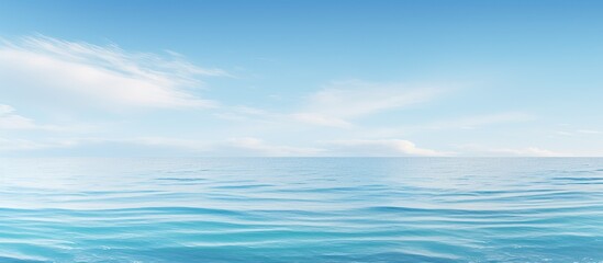 Obraz premium The clear Sea landscape. Creative banner. Copyspace image