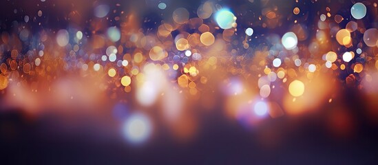 Obraz premium An abstract light background with a glimmering bokeh effect. Copyspace image