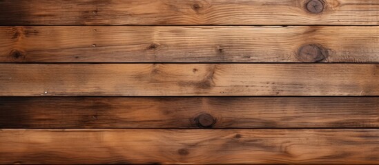 Fototapeta premium Background with copy space image depicting the texture of stained natural wood planks