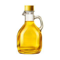 Glass Bottle of Golden Cooking Oil