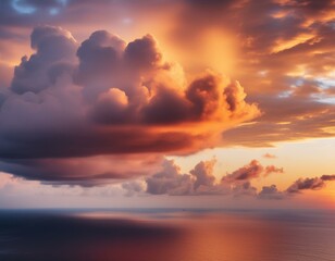 Fototapeta premium sunset over the sea