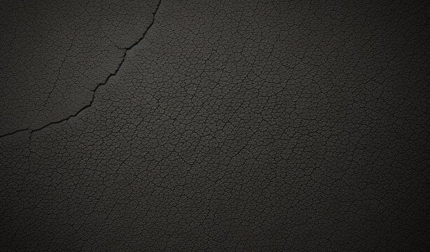 Abstrato fundo cinza escuro e preto com design 3D em camadas cortadas e espa&ccedil;o para texto	