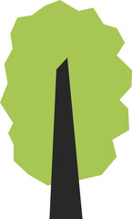 Trees Doodle Illustration Element