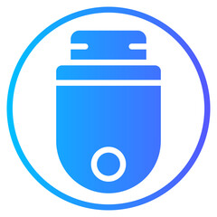 pen drive gradient icon