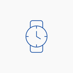 watch clock time wrist icon