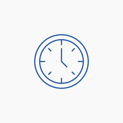 time clock watch hour icon