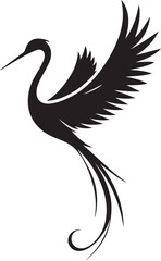 bird  silhouette white background  