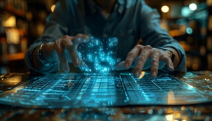 AI-Powered Document Intelligence, Visualize documents being analyzed and processed by AI algorithms