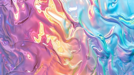 rainbow ombre pastel oil spill iridescent shiny texture pattern, background --ar 16:9 --style raw Job ID: 36295cca-dd86-420f-b175-ef2e4560eb05