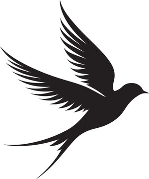 recommend clip art:  bird  silhouette white background 