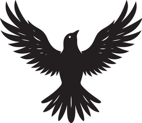 bird  silhouette white background