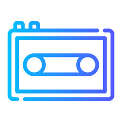 recorder gradient icon