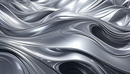 Obraz premium abstract silver liquid metal background