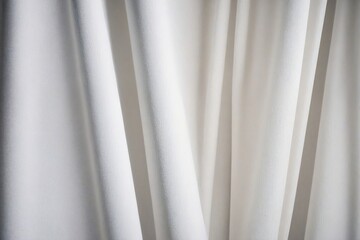 Obraz premium white curtain background