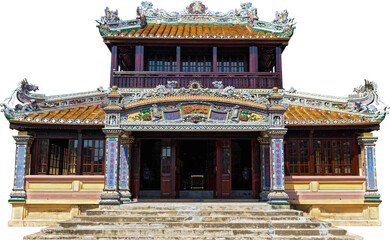 Thai Binh Lau in Hue - where the king rested and admired the scenery