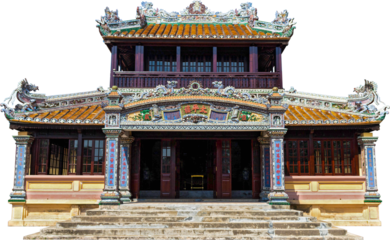 Thai Binh Lau in Hue - where the king rested and admired the scenery