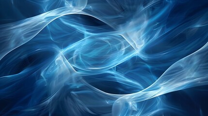 Fototapeta premium Ethereal Fluid Waves of Captivating Light and Color