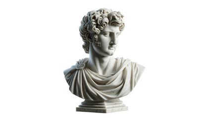 Obraz premium marble statue isolated on the transparent background.