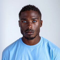 Obraz premium Portrait of a man with blue eyes