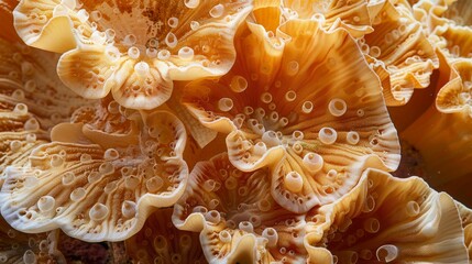 Abstract Coral Textures, Close-up images of coral textures forming intricate abstract patterns