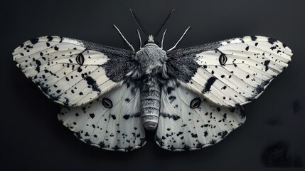 Invisible animal Peppered Moth hyper detailed 