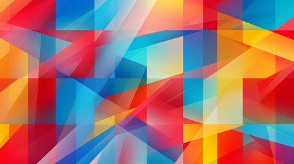 Obraz premium Abstract Image Pattern Background, Bold Intersecting Lines Primary Colors, Geometric Digital Art, Texture, Wallpaper, Background, Cell Phone Cover and Screen, Smartphone, Computer, Laptop, 16:9 Format