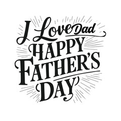 Happy Fathers day tshirt design template, fathers day svg