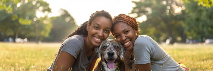 Embracing Friendship: Two Women and their Special Needs Dog