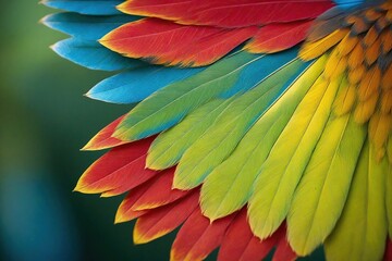 Fototapeta premium blue and gold macaw