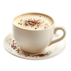 Obraz premium Cappuccino Cup Isolation Diverse Stock Options