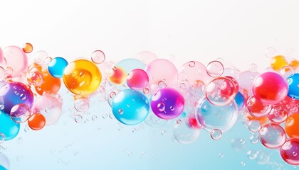 colorful bubble circles