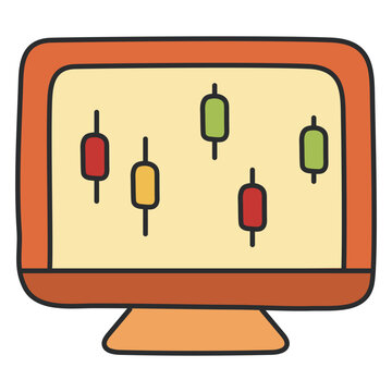 A beautiful design icon of online boxplot

