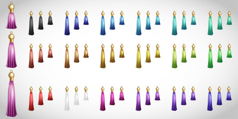 Tassels Fashion Design Gold Accessories