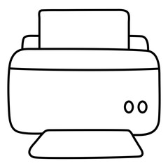 Perfect design icon of printer

