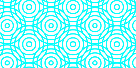 Overlapping Pattern Minimal diamond geometric waves spiral and abstract circle wave line. blue color seamless tile stripe geometric create retro square line backdrop pattern background.