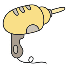 Premium download icon of drilling machine

