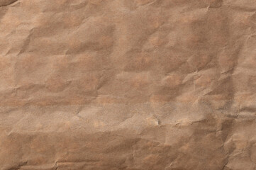 Brown crumple paper background