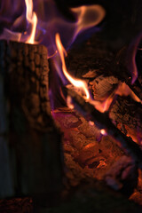 Ognisko z bliska © Przemysaw