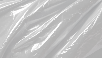 Texture of translucent plastic packaging foil, cellophane