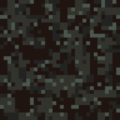 Military pixel camouflage illustration seamless pattern grey urban camo square texture banner illustration wallpaper