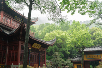 Summer of Yongfu Temple in Hangzhou, China