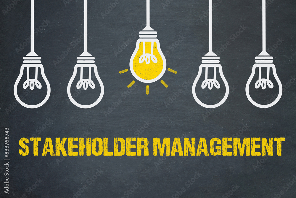 Wall mural Stakeholder Management	