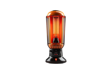 Electric Patio Heater isolated on transparent background.