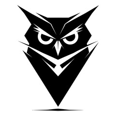 black illustration robot animal logo