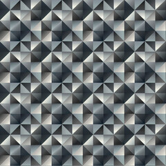 Obraz premium Seamless pattern with alternating squares and grayscale gradients. Geometric abstraction with an elegant and minimalist aesthetic